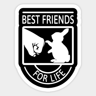 Bunny Best Friends For Life Sticker